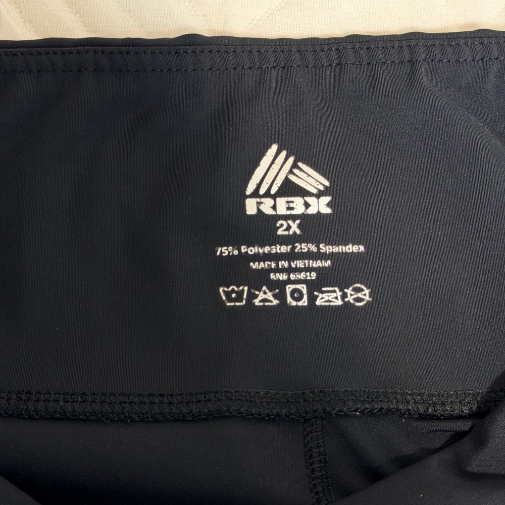RBX High-Waisted Performance Leggings – Size 2X - Picture 4 of 4